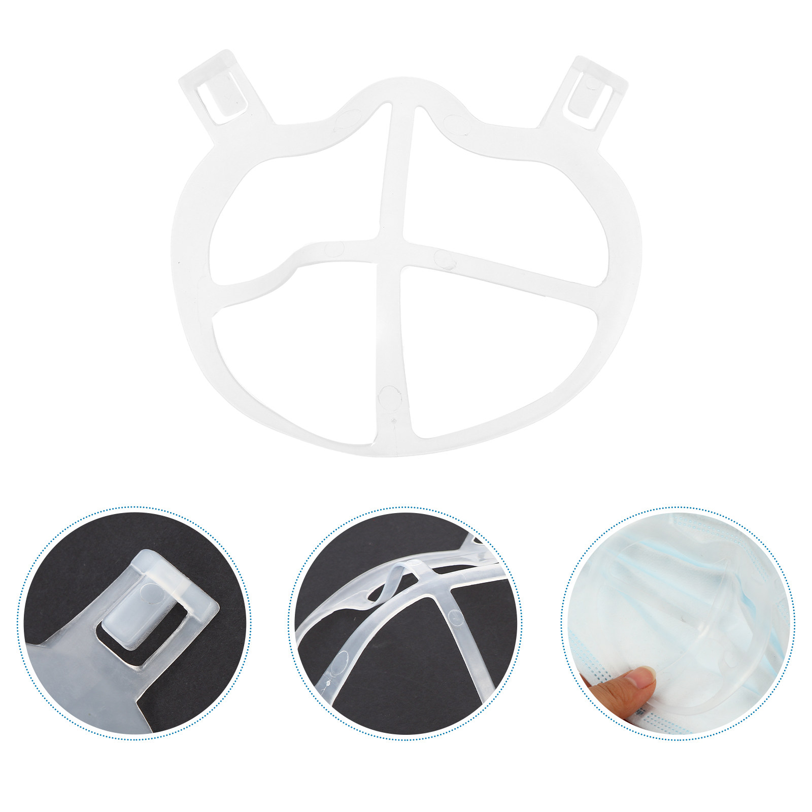10 шт. держателей для масок, в – обзор и цена Silicone Mask Bracket